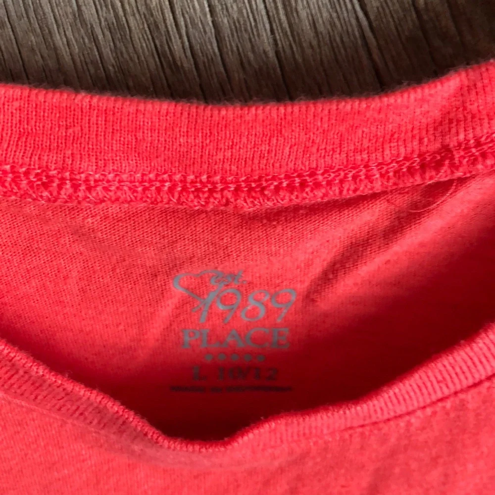 Children’s Place Pink Dog Graphic Tee Large 10/12